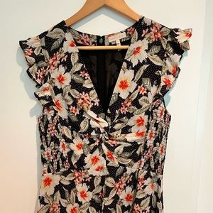 Floral Rebecca Taylor Mini Dress